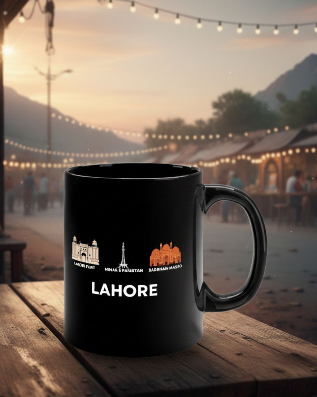 Lahore Landmark Lineup Mug | Pakistani Gift Idea | Gift For Pakistani | Pakistani Gift | Pakistani Dad Gift | Pakistani Gift For Her
