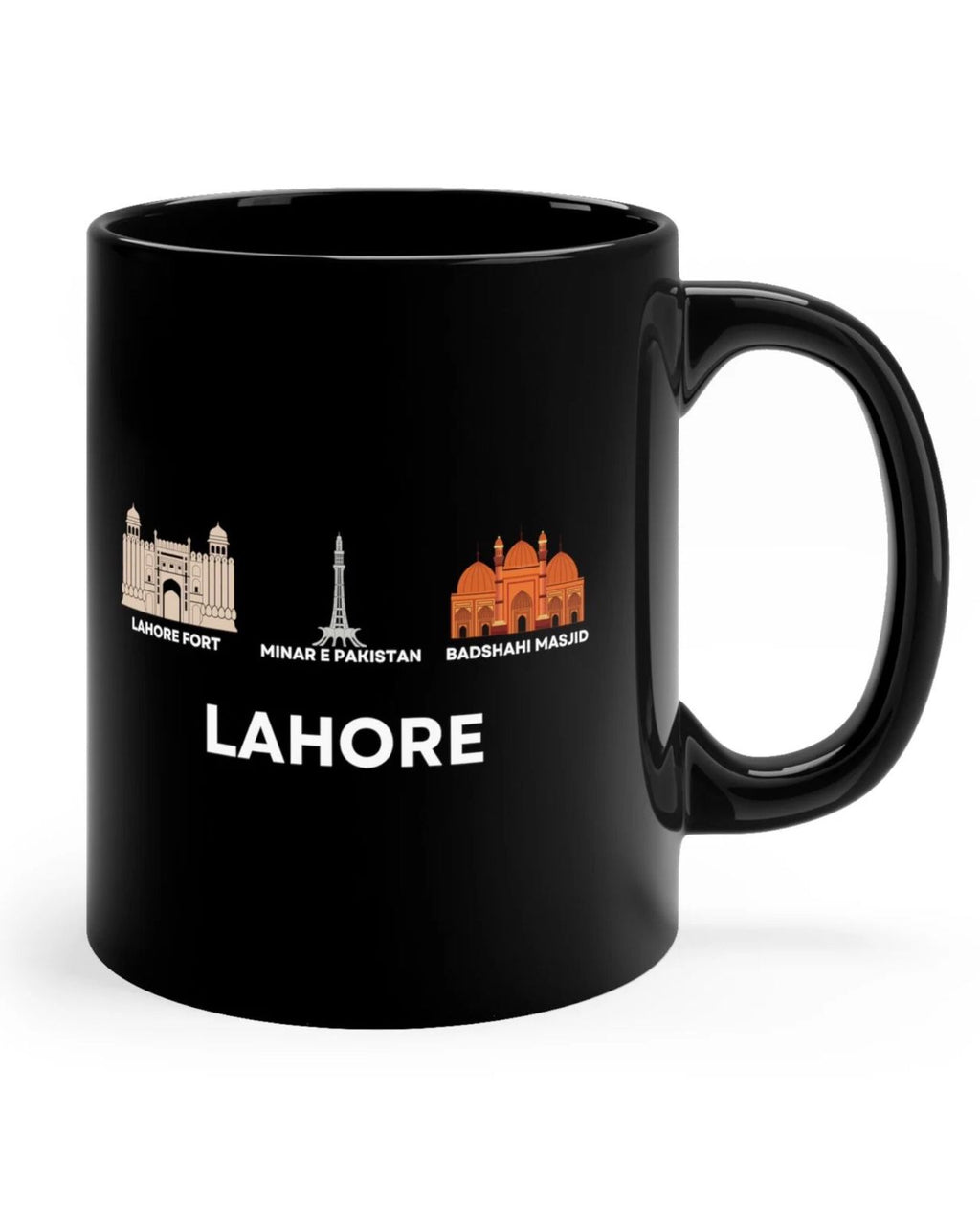 Lahore Landmark Lineup Mug | Pakistani Gift Idea | Gift For Pakistani | Pakistani Gift | Pakistani Dad Gift | Pakistani Gift For Her