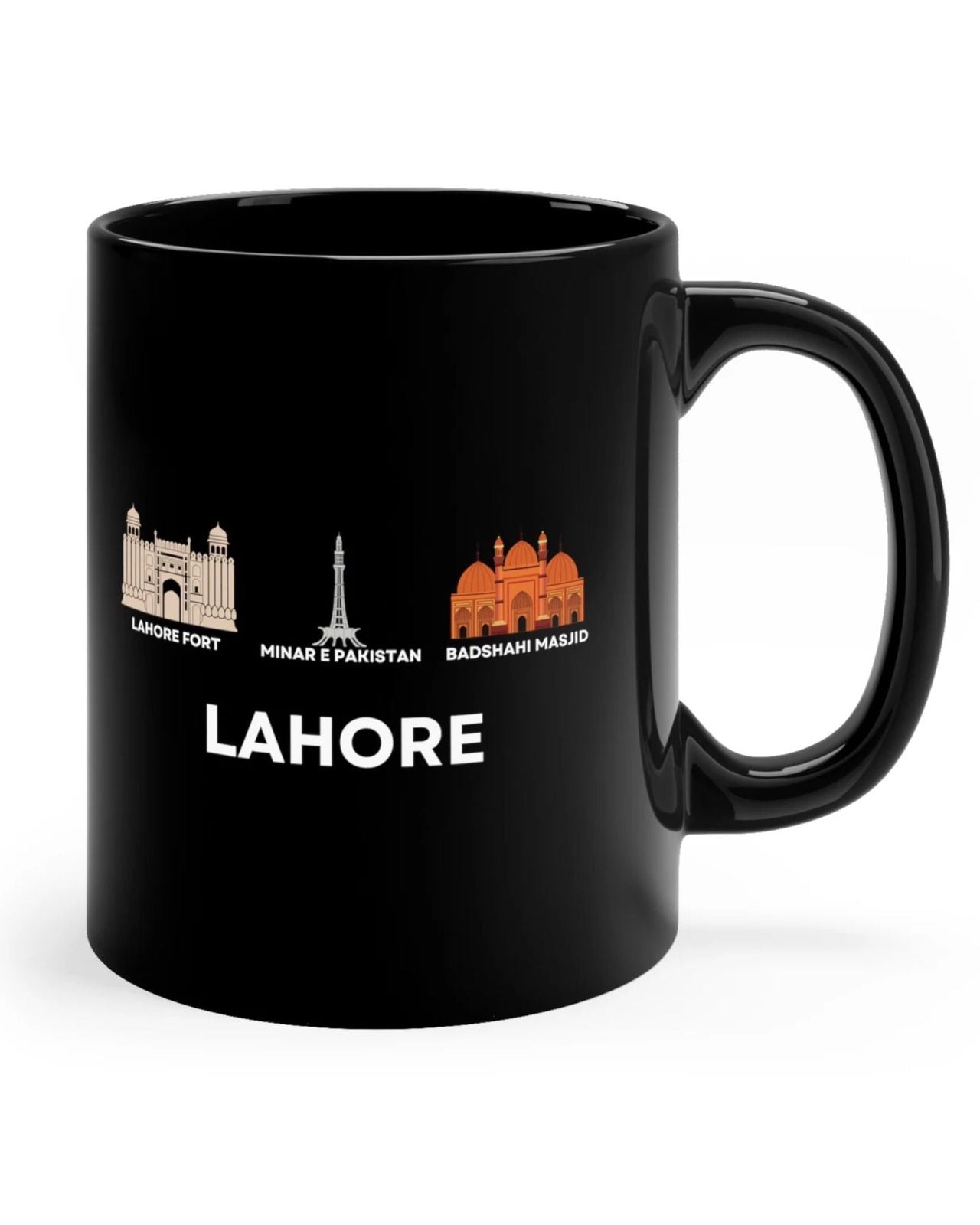 Lahore Landmark Lineup Mug | Pakistani Gift Idea | Gift For Pakistani | Pakistani Gift | Pakistani Dad Gift | Pakistani Gift For Her