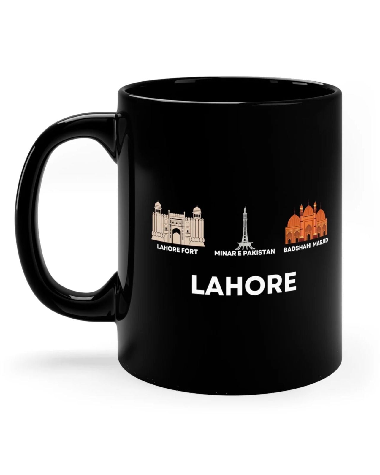 Lahore Landmark Lineup Mug | Pakistani Gift Idea | Gift For Pakistani | Pakistani Gift | Pakistani Dad Gift | Pakistani Gift For Her
