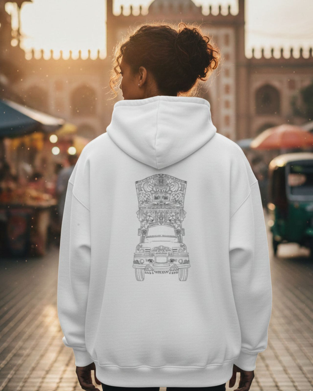 Truck Art Poetry Pakistan Unisex  Hoodie | Pakistan Truck Poetry | Urdu | Eid Ramadan