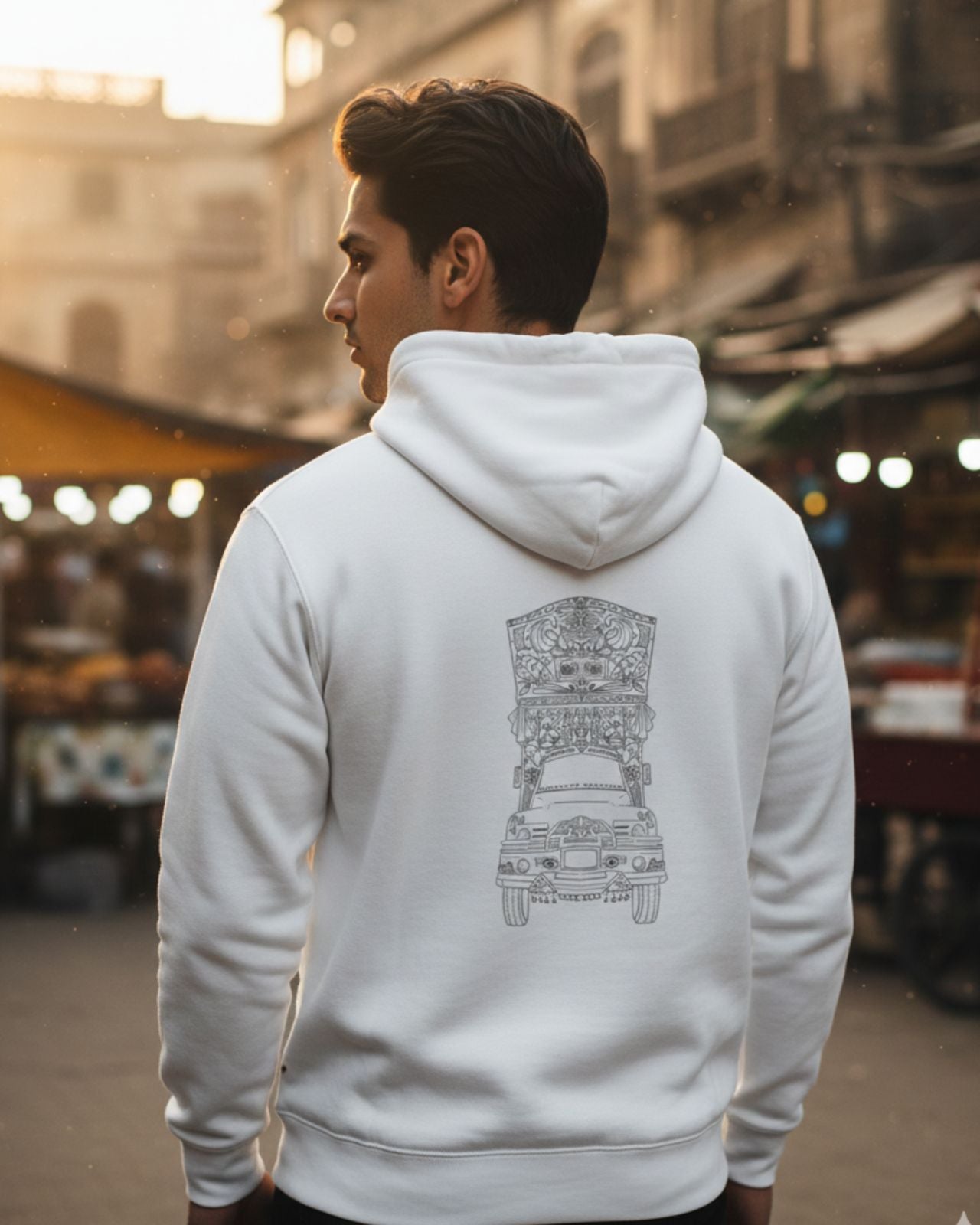 Truck Art Poetry Pakistan Unisex  Hoodie | Pakistan Truck Poetry | Urdu | Eid Ramadan